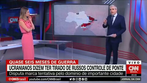 Ucranianos dizem ter tirado de russos controle de ponte | @SHORTS CNN