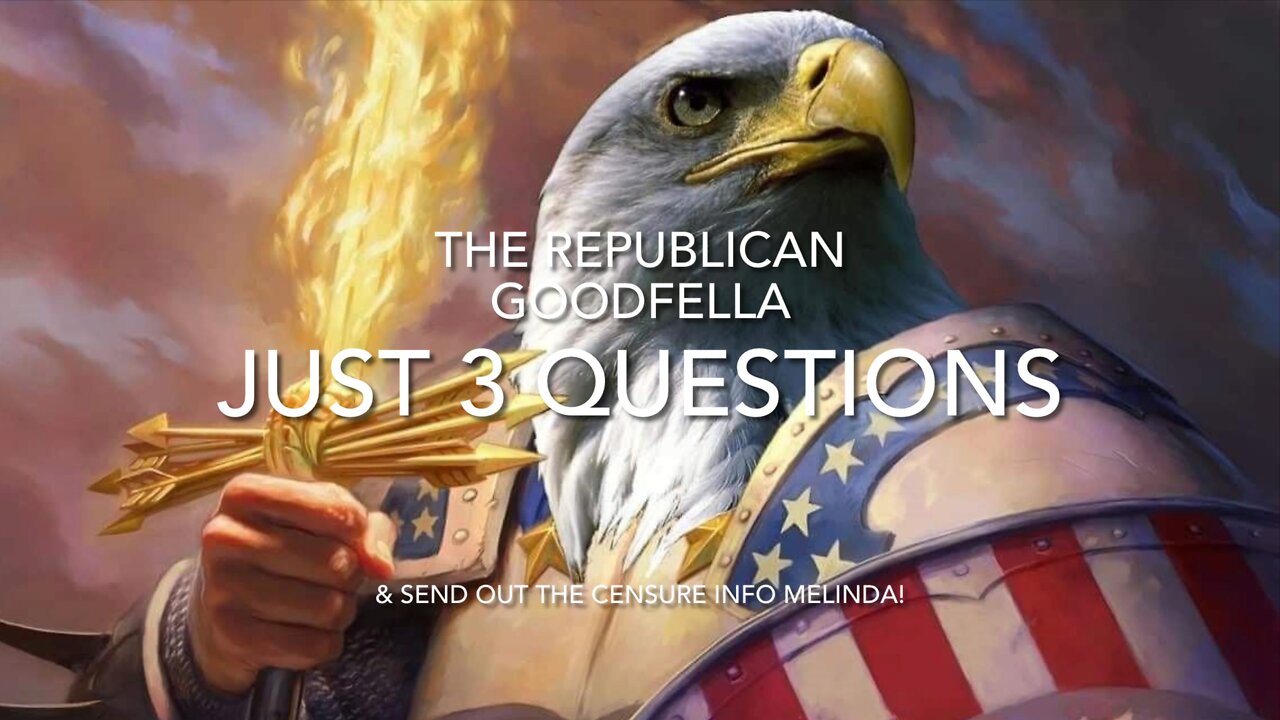 Just 3 questions and Melinda send out the censure information!