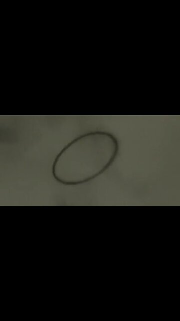 Black Ring Spotted Floating Over Disneyland In California