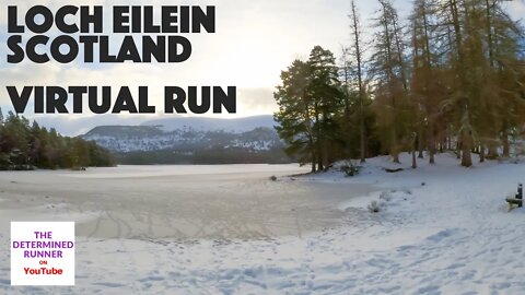 Virtual Run at Loch an Eilein Scotland Virtual Run from The Determined Runner