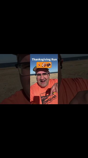 I just finished my Thanksgiving run. Go for a run today.