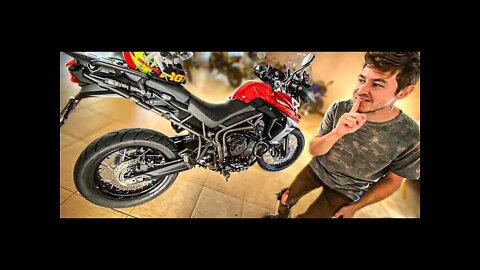 PEGUEI A MOTO SEM AVISAR ELE