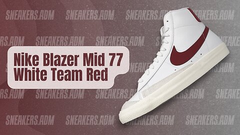 Nike Blazer Mid 77 White Team Red - BQ6806-111 - @SneakersADM