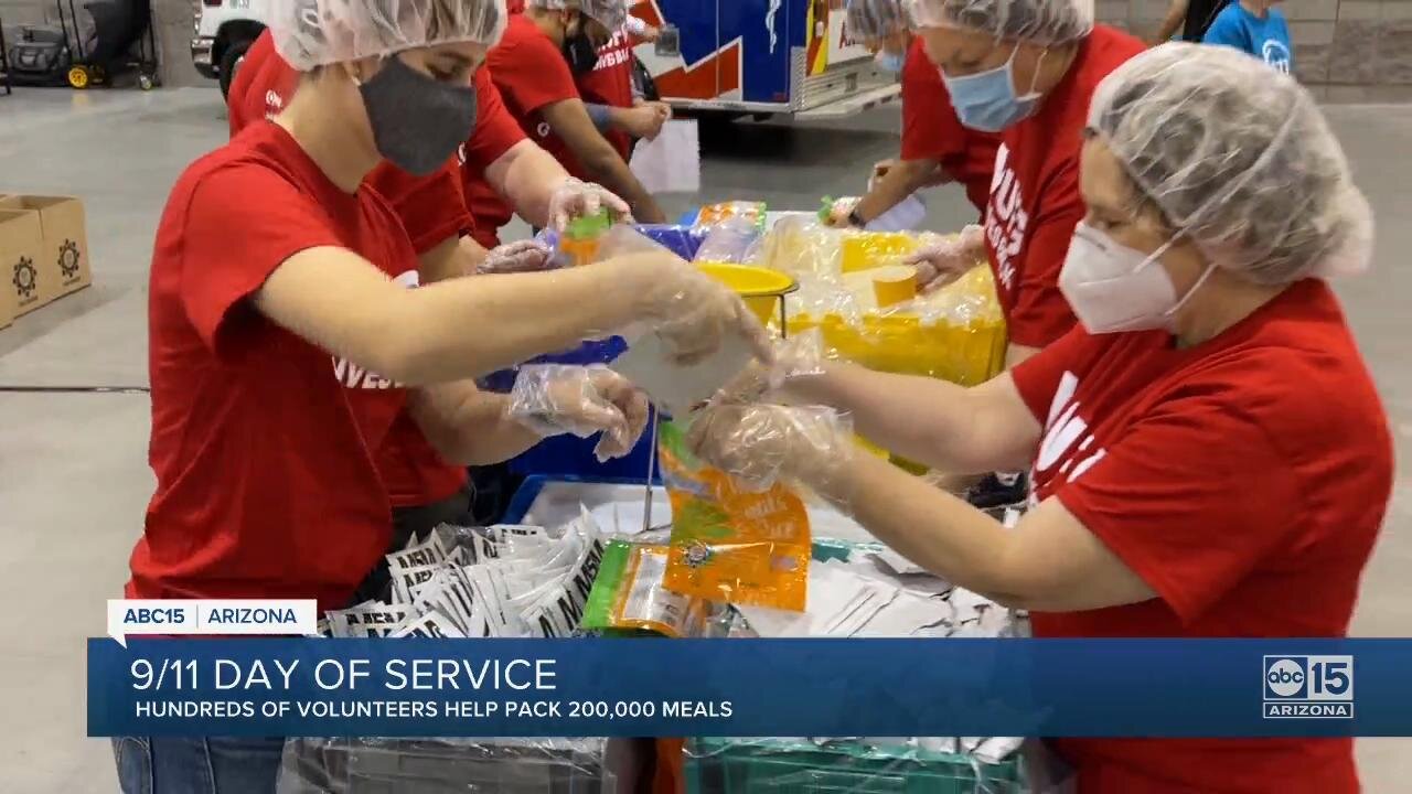 Valley volunteers turning day of tragedy into day of service
