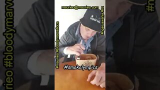 #maurieo #shorts 20 DUMPLINGS GO DOWN