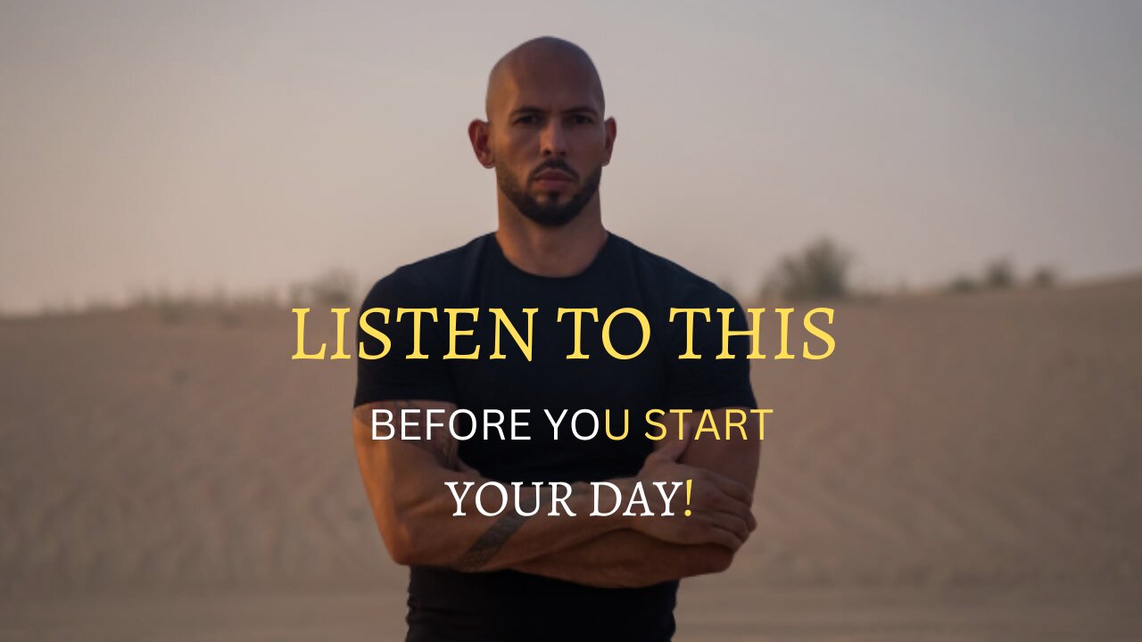 WATCH THIS EVERY DAY - Motivational Speech By Andrew Tate [YOU NEED TO WATCH THIS]