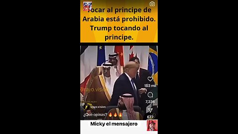 TRUMP Y EL PRINCIPE MOHAMMED BIN SALMAN