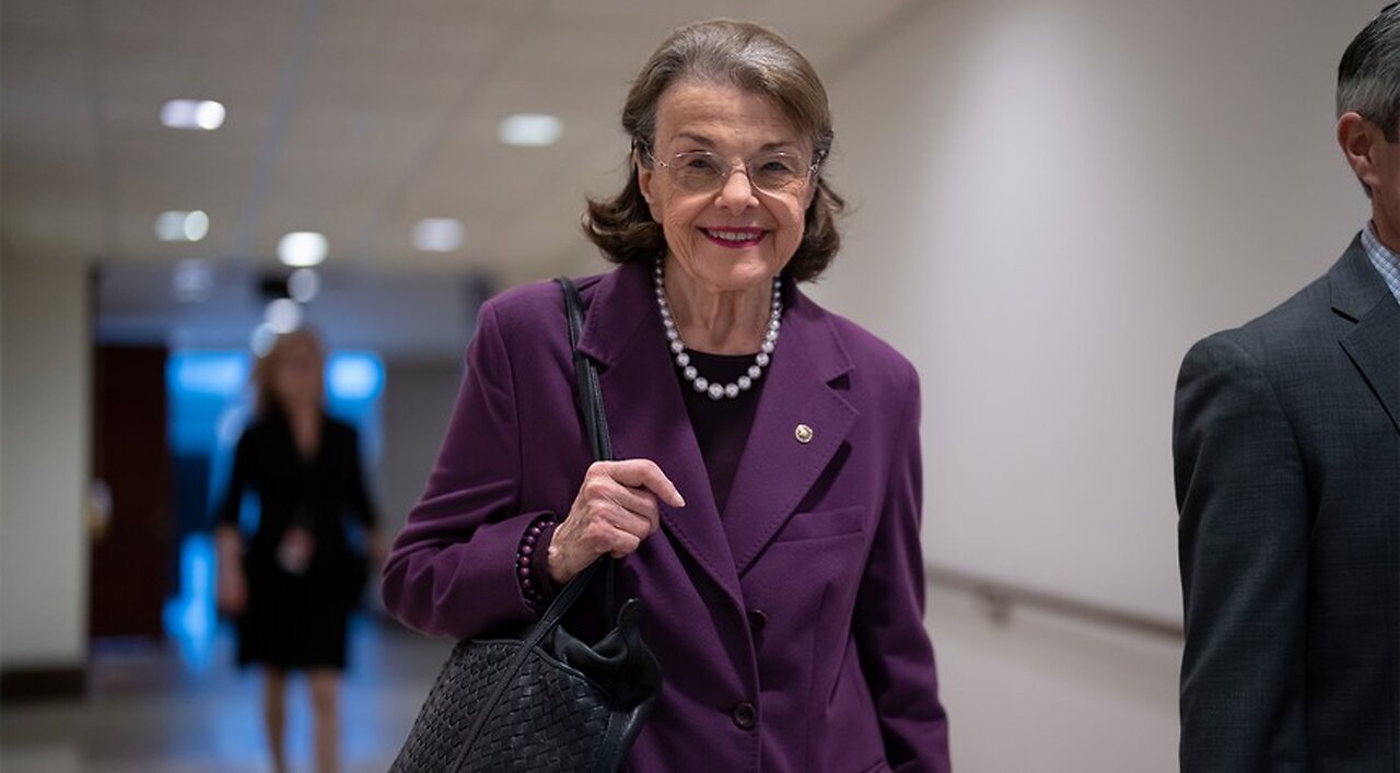 Sen. Dianne Feinstein Sparks Concern After Alarming Moment Outside Senate Chamber