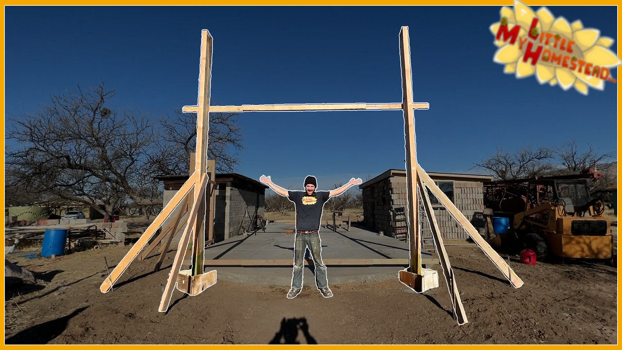 Installing Posts for the Shop Build! | Weekly Peek Ep346