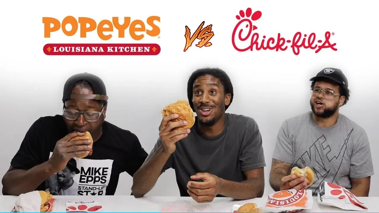 Popeyes Chicken Sandwich vs Chick-Fil-A TASTE TEST