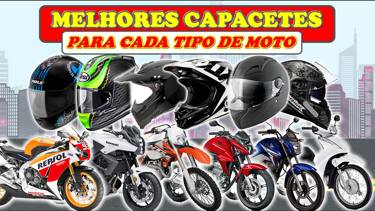 Melhores Capacetes Para Cada Tipo de Moto