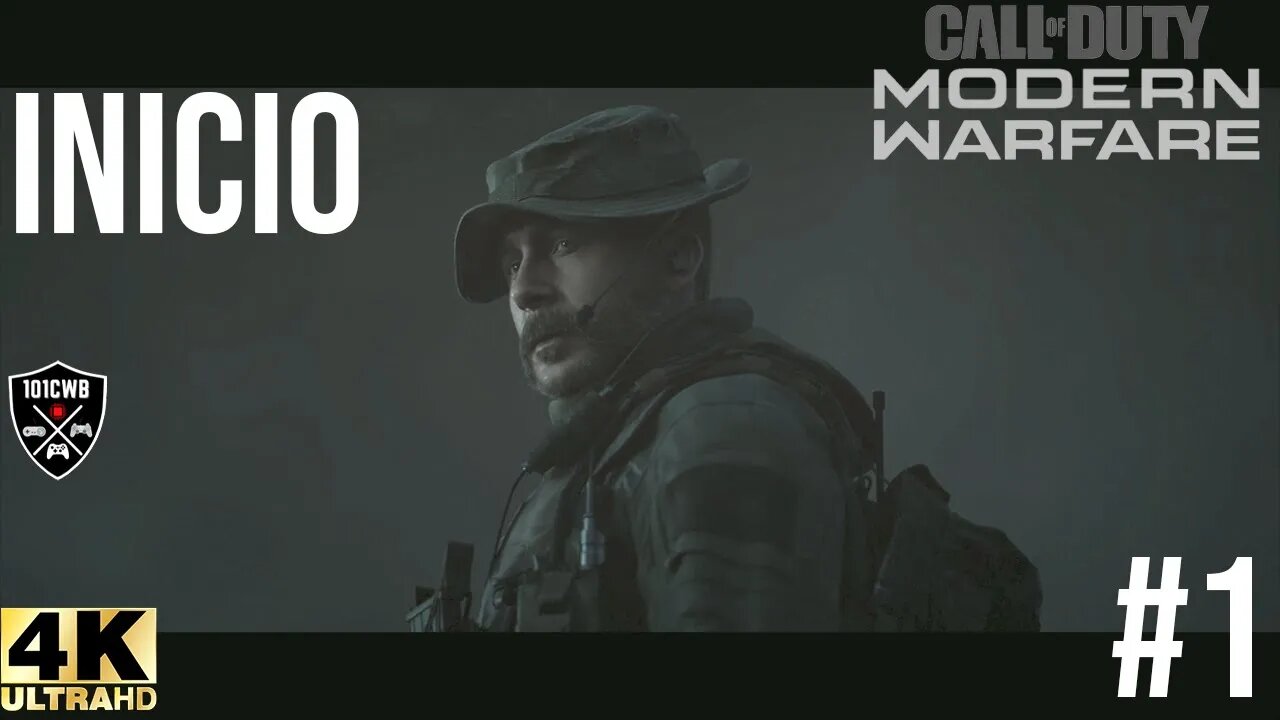 Call of Duty Modern Warfare #1 INÍCIO 4K 60fps PS4 Pro #modernwarfare