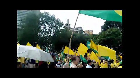 Belém - PA, 01/05/22, povo na rua em apoio ao presidente Bolsonaro e pauta de liberdades.
