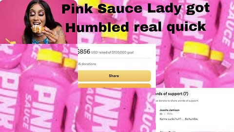 The Viral Pink Sauce Lady is BROKE !!