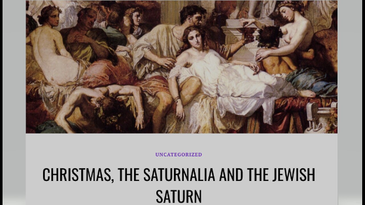 Saturn & Saturnalia - Generation & Dissolution