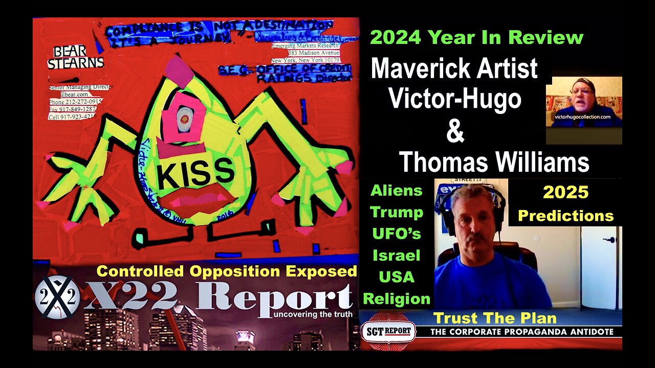 X22 Report SGT Report CIA Controlled Opposition Exposed UFO Trump Israel Thomas Williams Victor Hugo