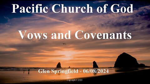 Glen Springfield - Vows and Covenants