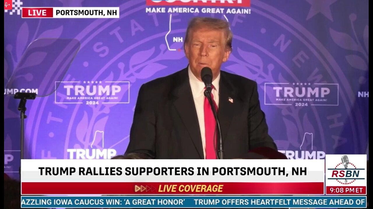 FULL SPEECH President Trump Delivers Speech in Portsmouth, NH