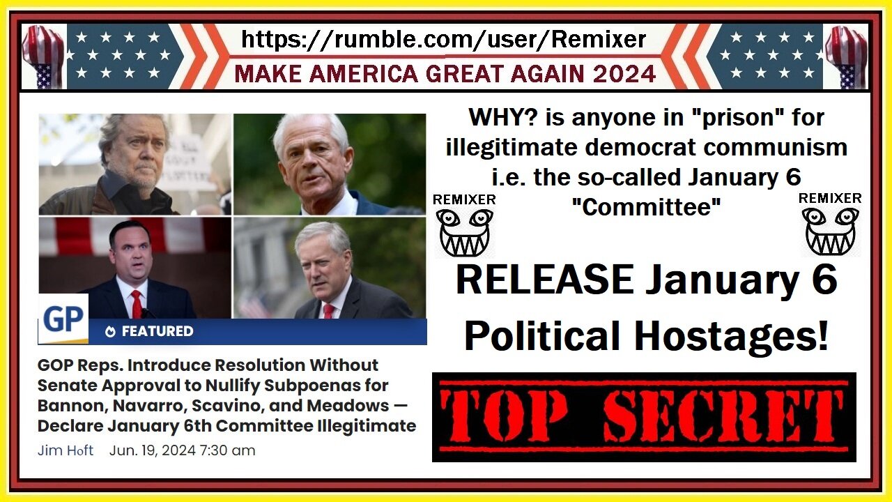 RELEASE January 6 Political Hostages!