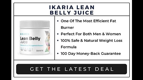 The Ikaria Lean Belly Juice Is A Powerful Mixture