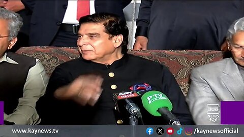 راجہ پرویز اشرف کی میڈیا سے گفتگو