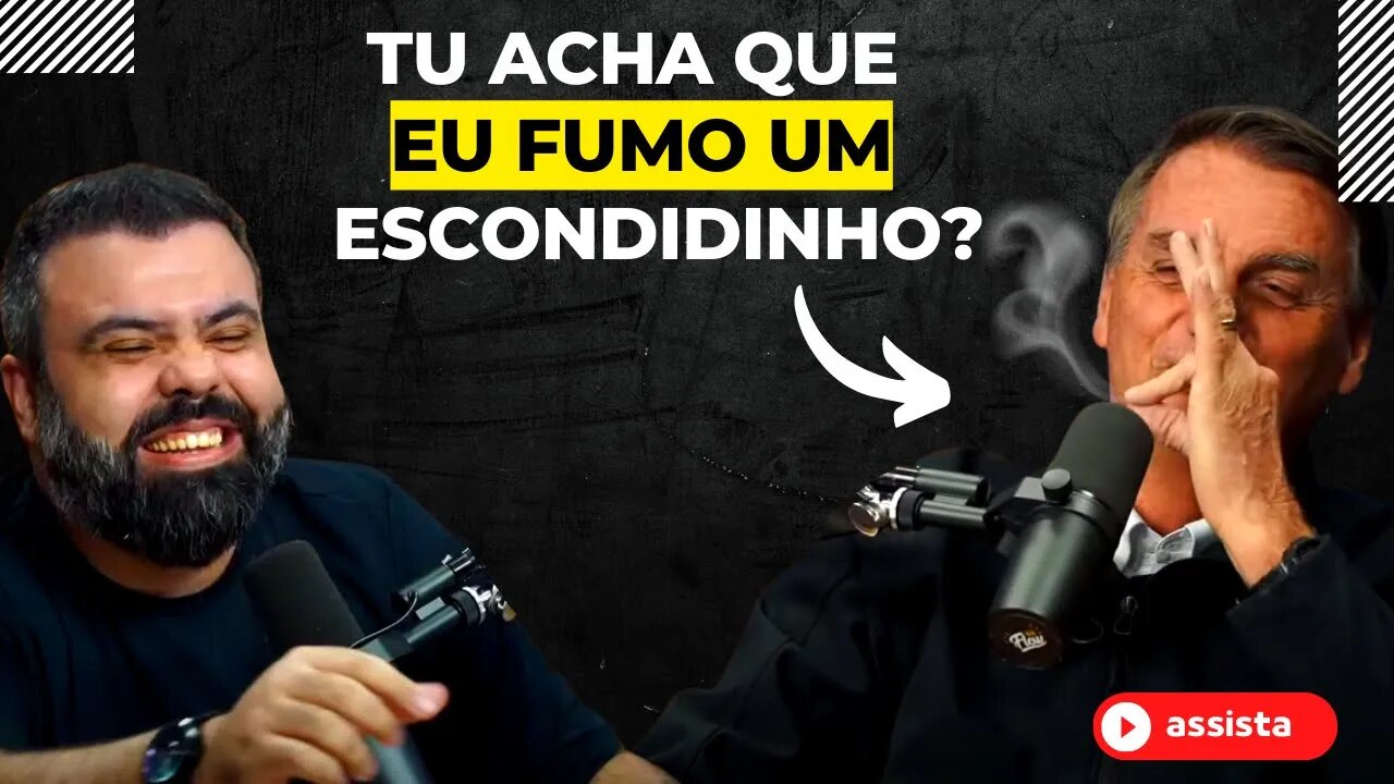 BOLSONARO É A FAVOR DA LEGALIZAÇÃO DAS DR0G@S? - Flow Podcast