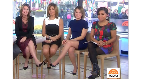 Dylan Dreyer and Sheinelle Jones (with Savannah and Hoda) Feb 22 2019