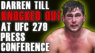 Darren Till KNOCKED OUT Backstage at UFC 279 Press Conference !!