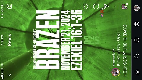 D2P2 11/21/24 EZEKIEL 16:1-36 v.30 BRAZEN