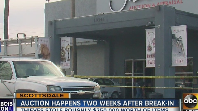 Scottsdale auction house holds auction after New Year’s day robbery