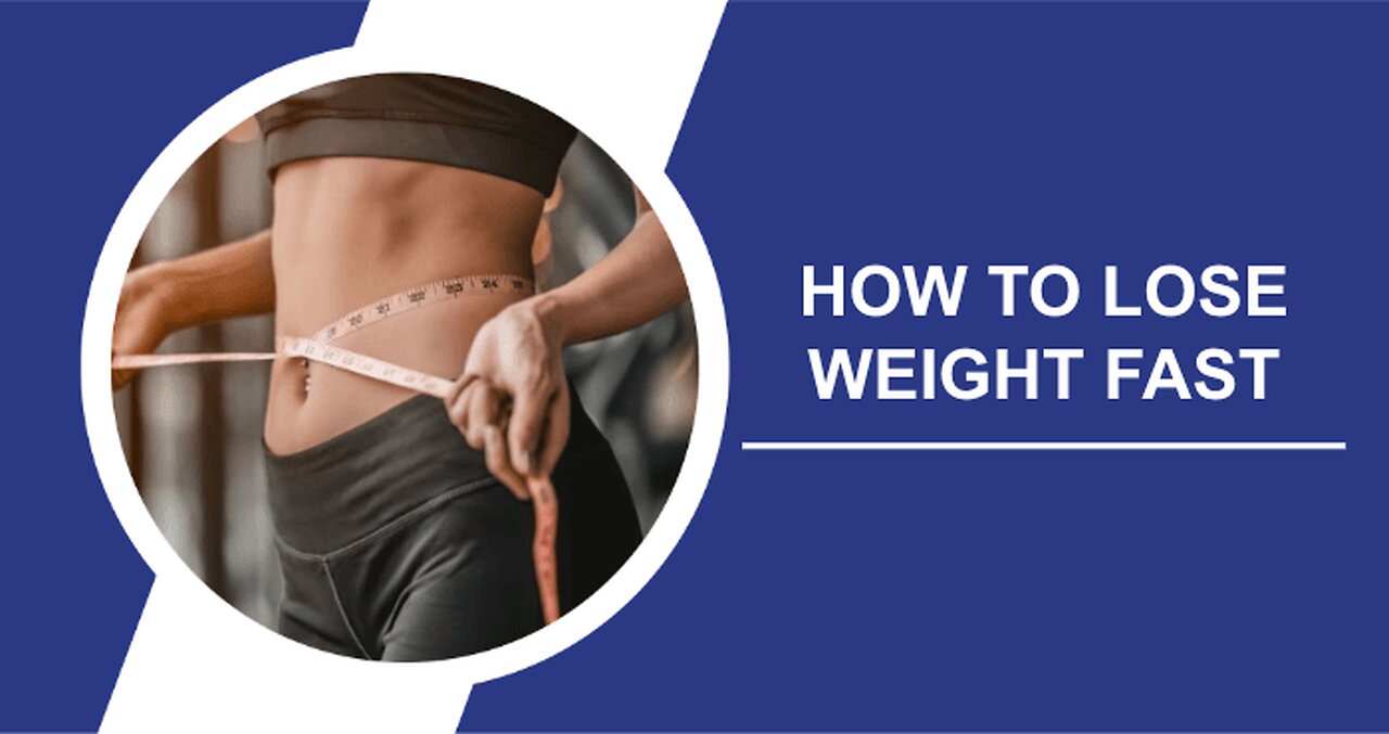 How to lose weight fast in a way