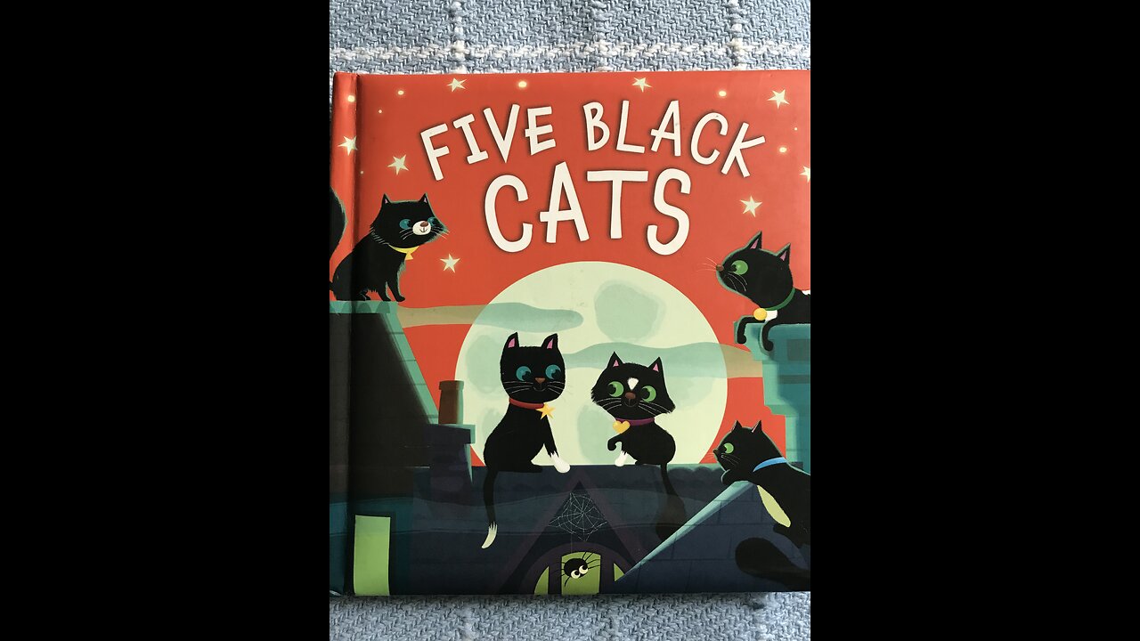 Auntie Paula Reads five black cats