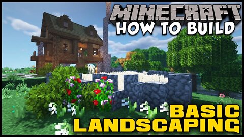 Make Your Builds POP With Landscaping | (Minecraft How To Build)