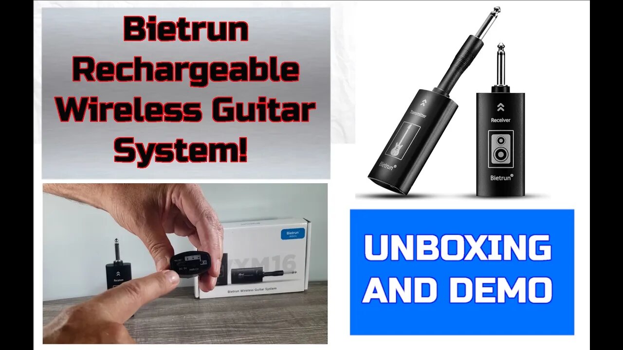 Test and Demo On The Bietrun Wirless Guitar System