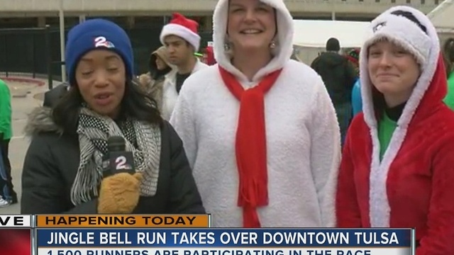 Tulsa's Jinge Bell Run brings the Christmas spirit downtown
