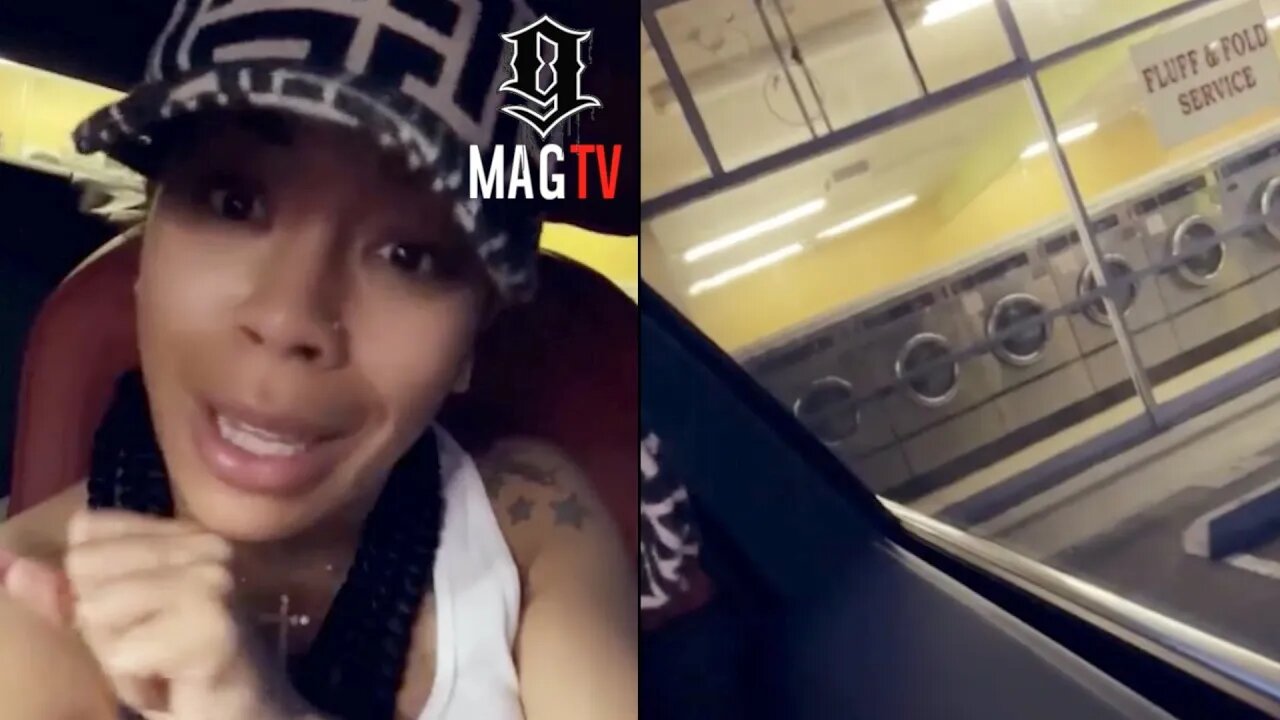 Keyshia Cole Explains Why She's At A Laundromat In A Bentley! 🤔