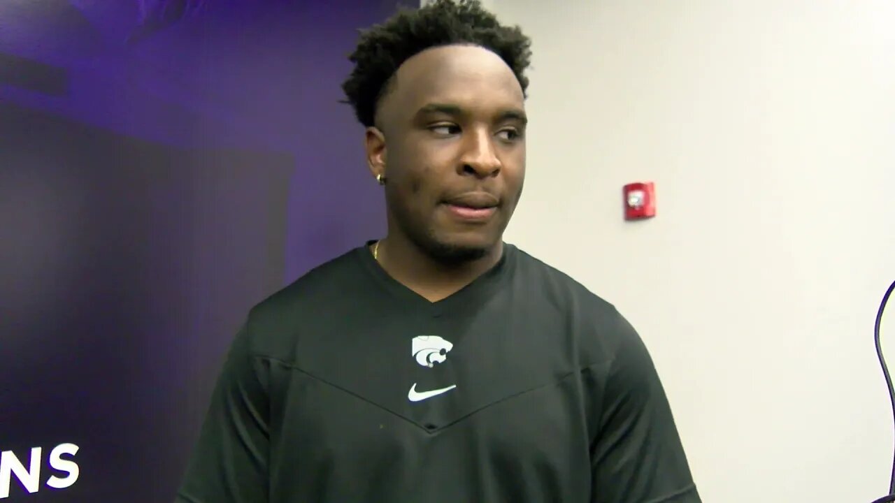 Kansas State Football | Felix Anudike Postgame Interview | Iowa State 33, K-State 20