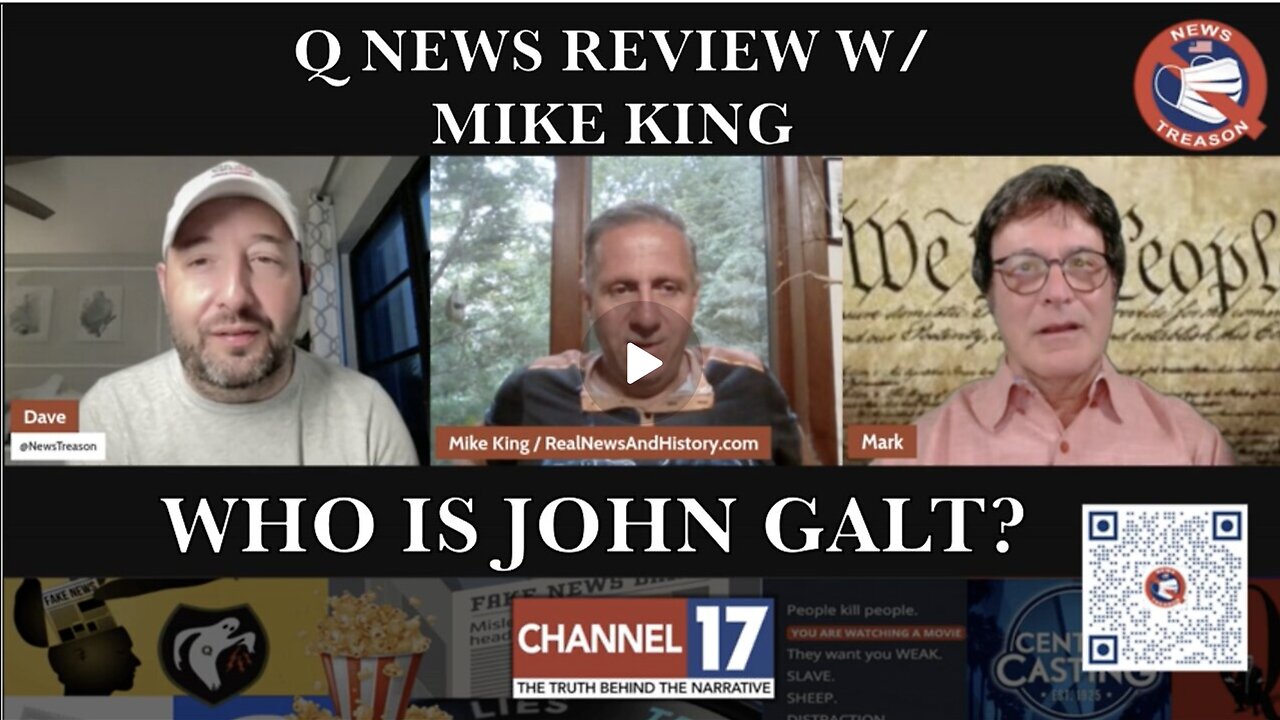 NEWS TREASON W/ MIKE KING Q NEWS REVIEW. TY JGANON, SGANON, CLIF HIGH, GENE DECODE