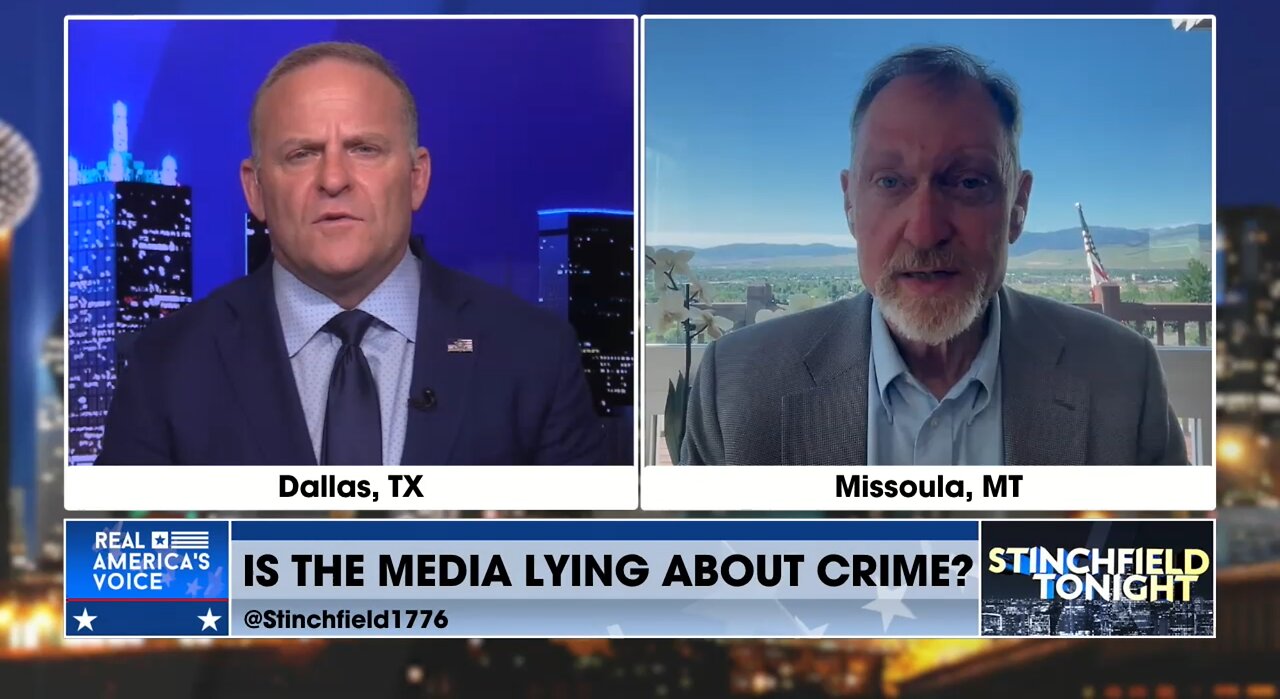 On Stinchfield Tonight on Real America’s Voice: Is The Media Lying About Crime?