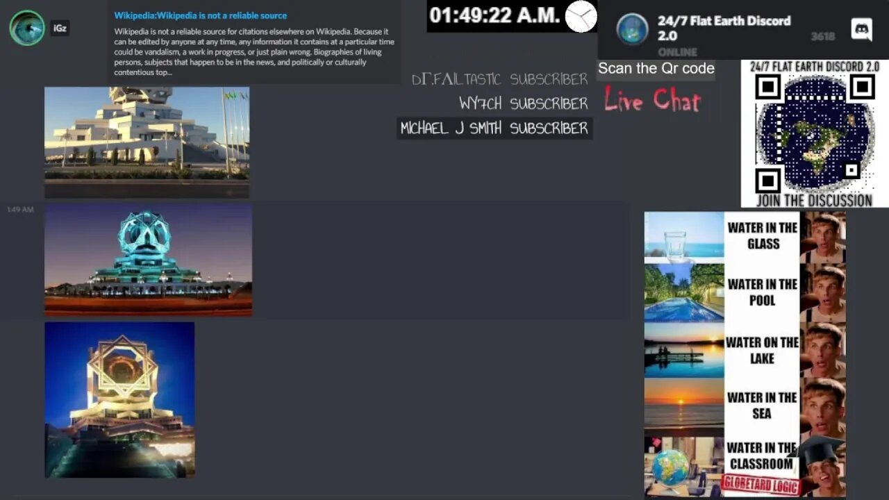 24/7 FLAT EARTH DISCORD 2.0