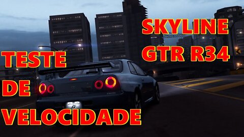 GTR R34 TESTE DE VELOCIDADE — STOCK, 1,2,3,4, E 5 ESTRELAS