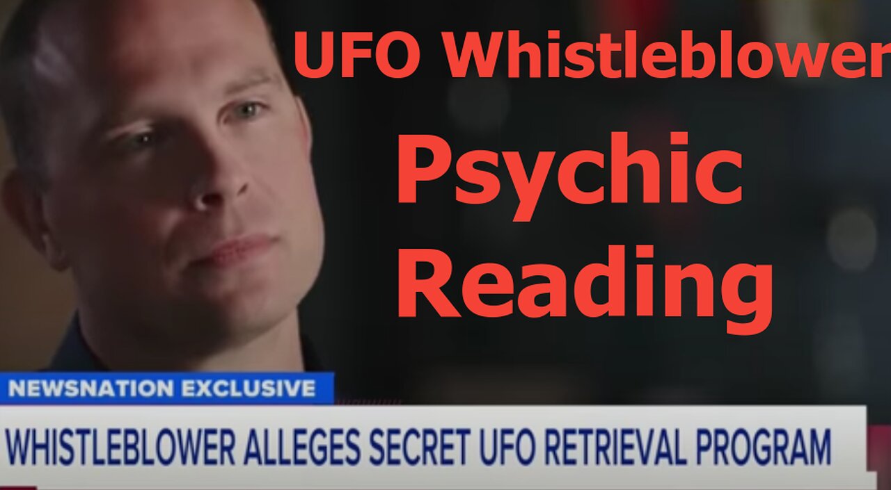 Military whistleblower claims US has UFO retrieval program - Psychic Reading: Controlled Narrative?