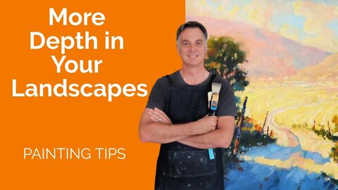 The Secrets to More DEPTH in Your Landscape Painting 🎨 (All Mediums)