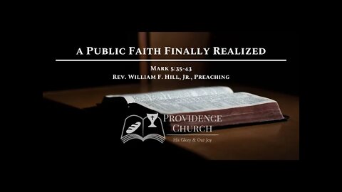 A Public Faith Finally Realized