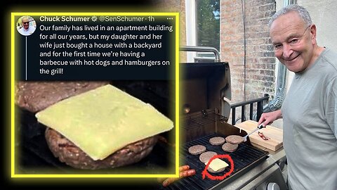 Learn Why Chucky Schumer Serves Uncooked Burgers With Cheese