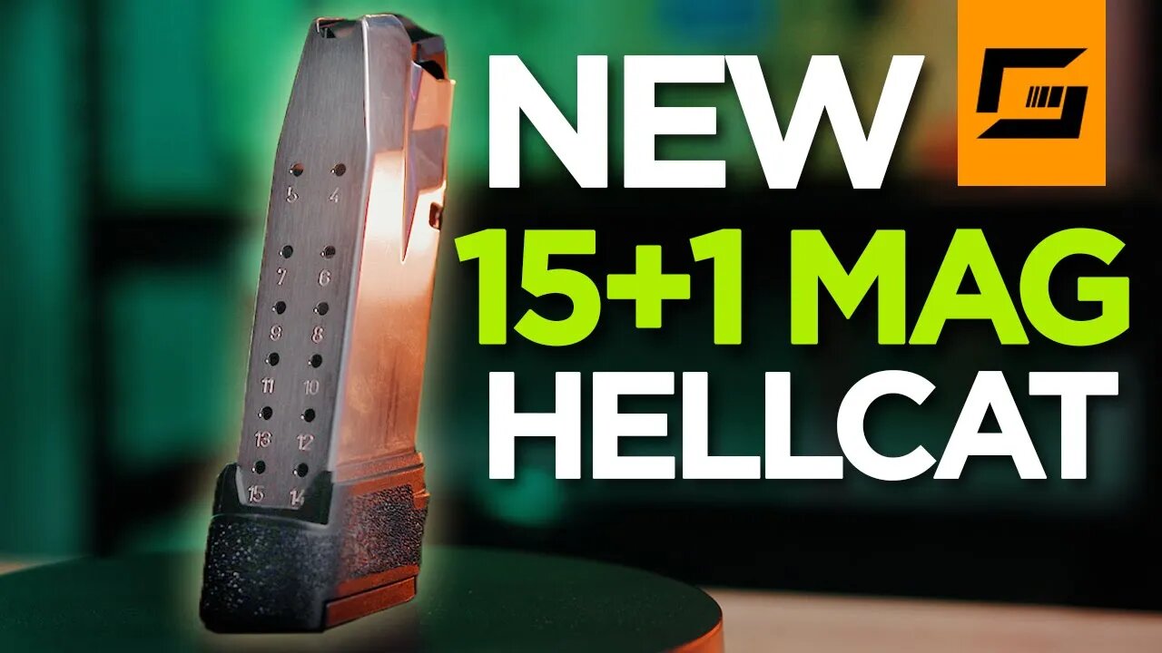 15+1 Hellcat Magazine! Carry 16 Rounds With Your Hellcat.