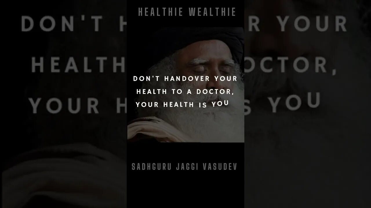 Sadhguru Health Quotes to Inspire You || #quotes || #shorts || #health || #sadhguru