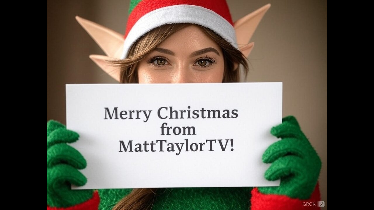 Merry Christmas and a Happy New Year from MattTaylorTV!