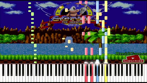 Sonic The Hedgehog - Green Hill Piano MIDI