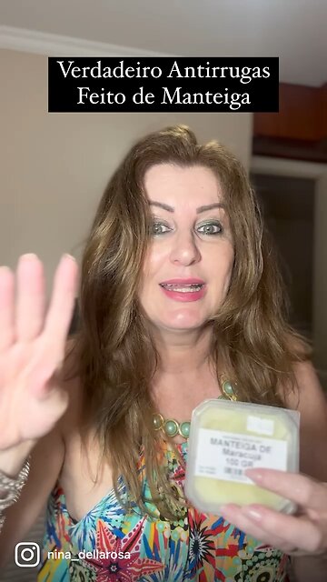 Antirrugas poderoso feito de manteiga